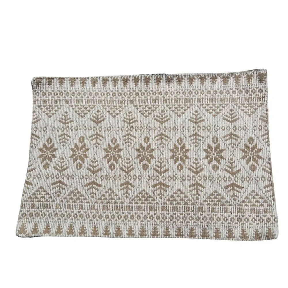 Winter Wonderland Deer Placemats Set of 6 Cabincore Kitchen Outdoor Mancave